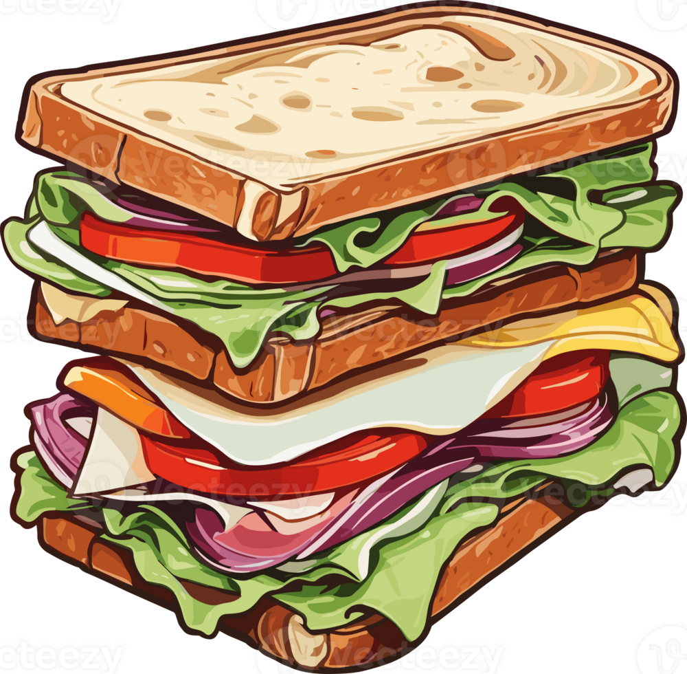 savourer chaque mordre le joie de une bien conçu sandwich ai génératif png