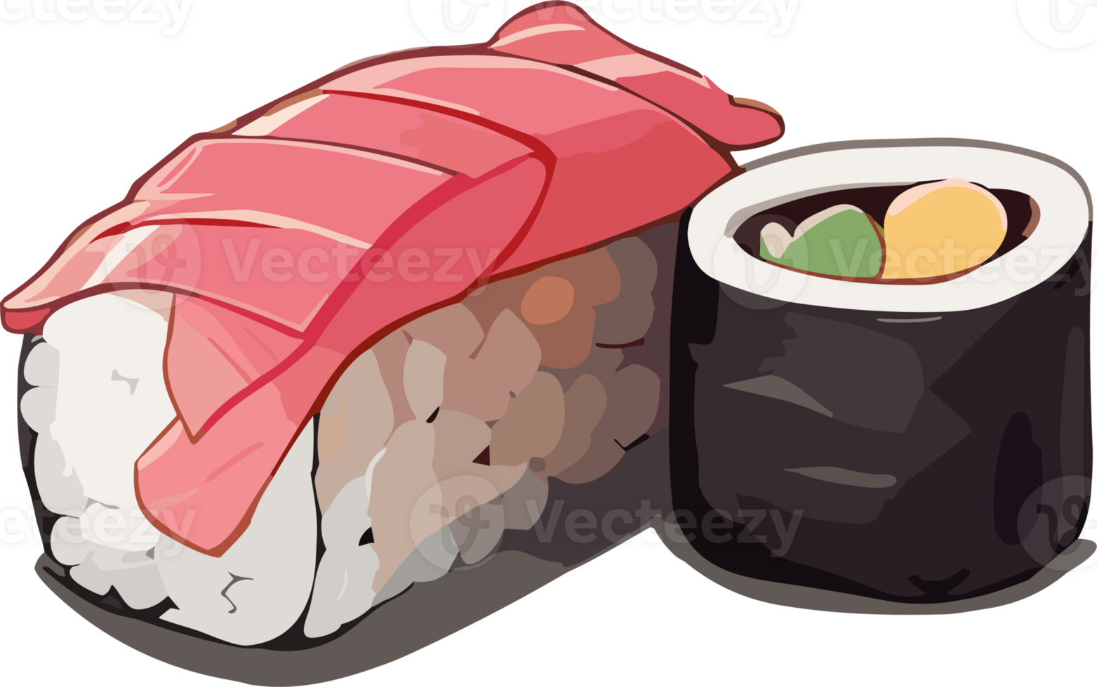 Culinary Craftsmanship The Timeless Appeal of Sushi AI Generative png