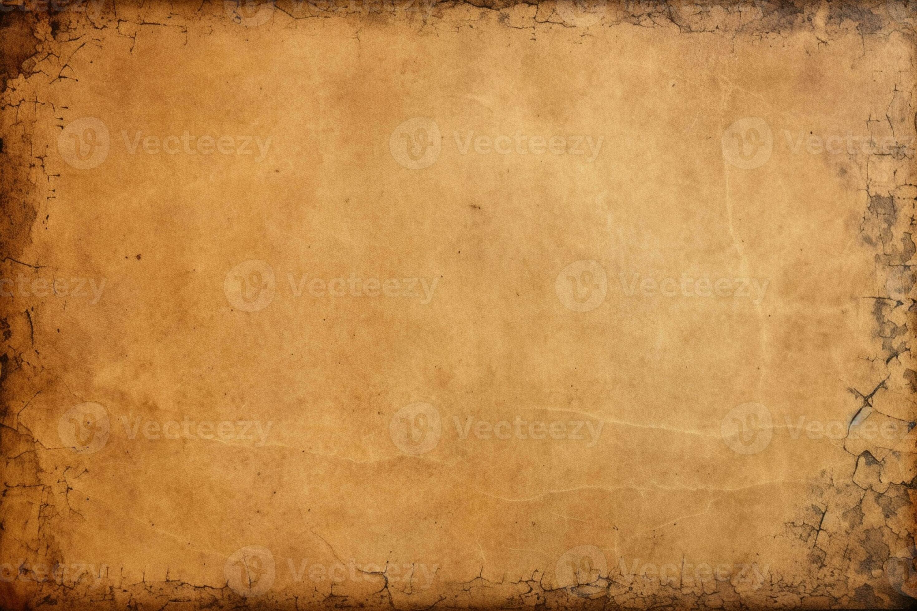 Antique parchment texture displaying aged paper with dark borders. AI  Generated 28714247 Stock Photo at Vecteezy