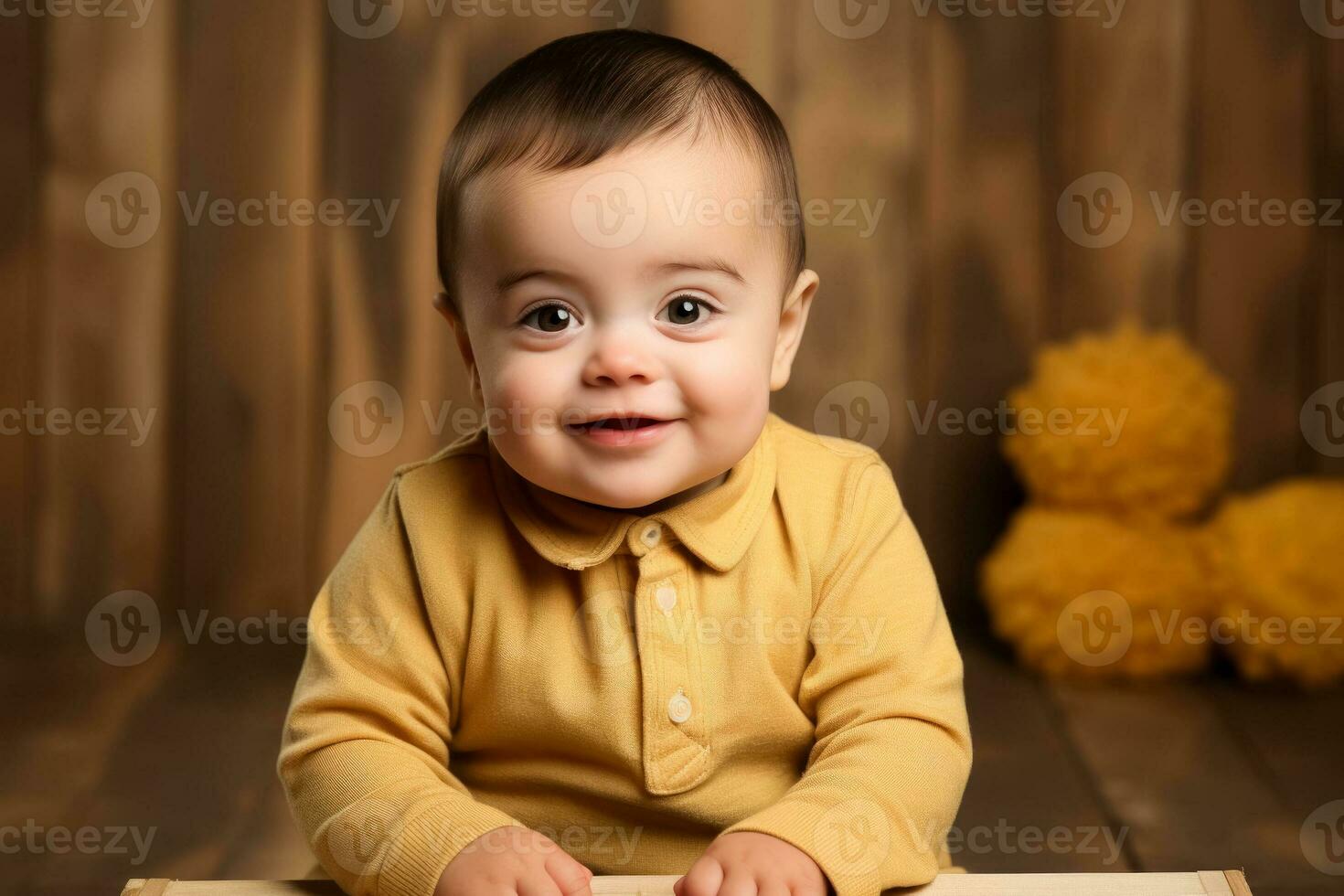 Down syndrome baby boy photo