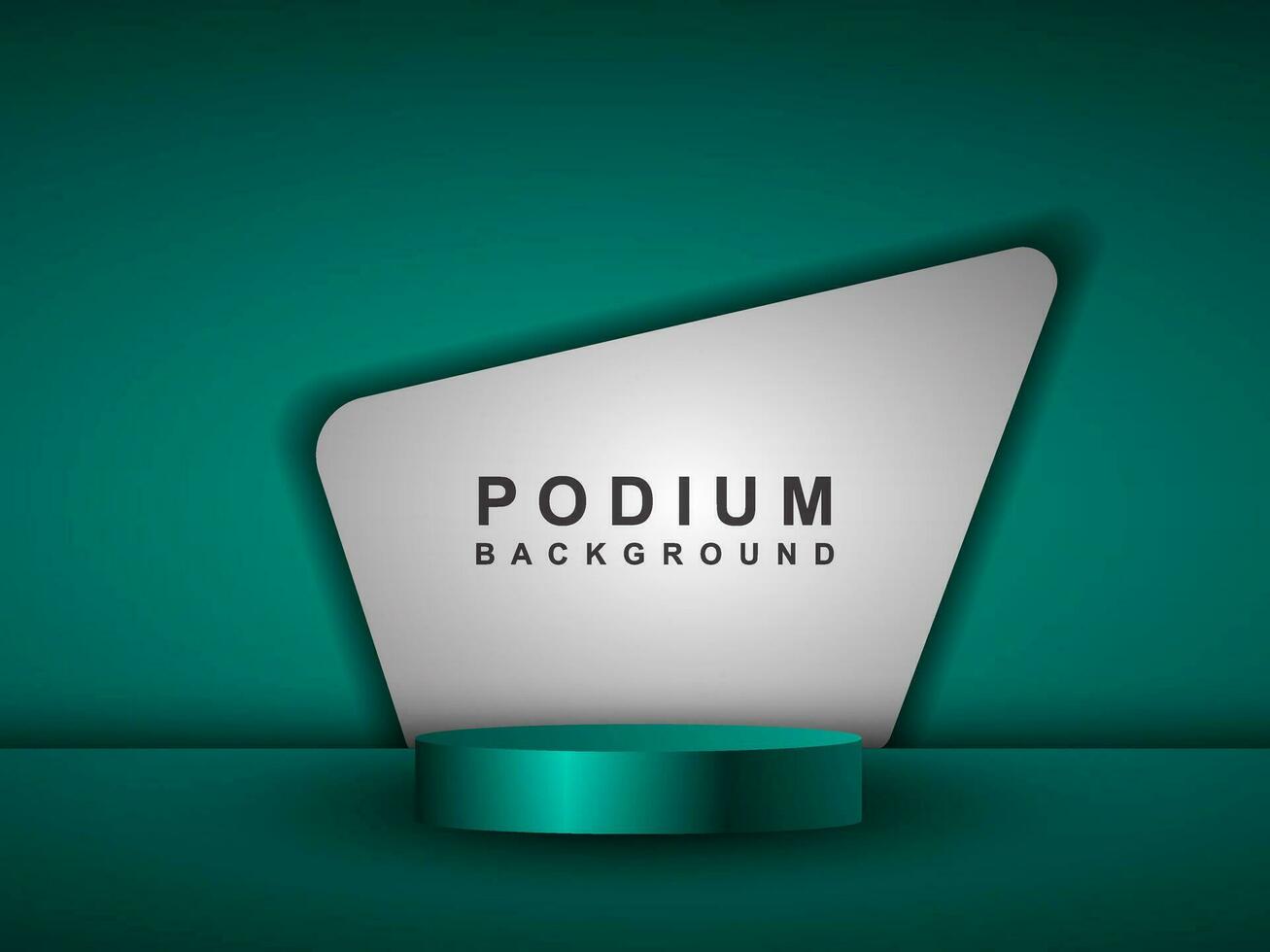 Cylindrical podium scene background. Product presentation, mock up, cosmetic product exhibition, podium, stage or platform. Vector illustration