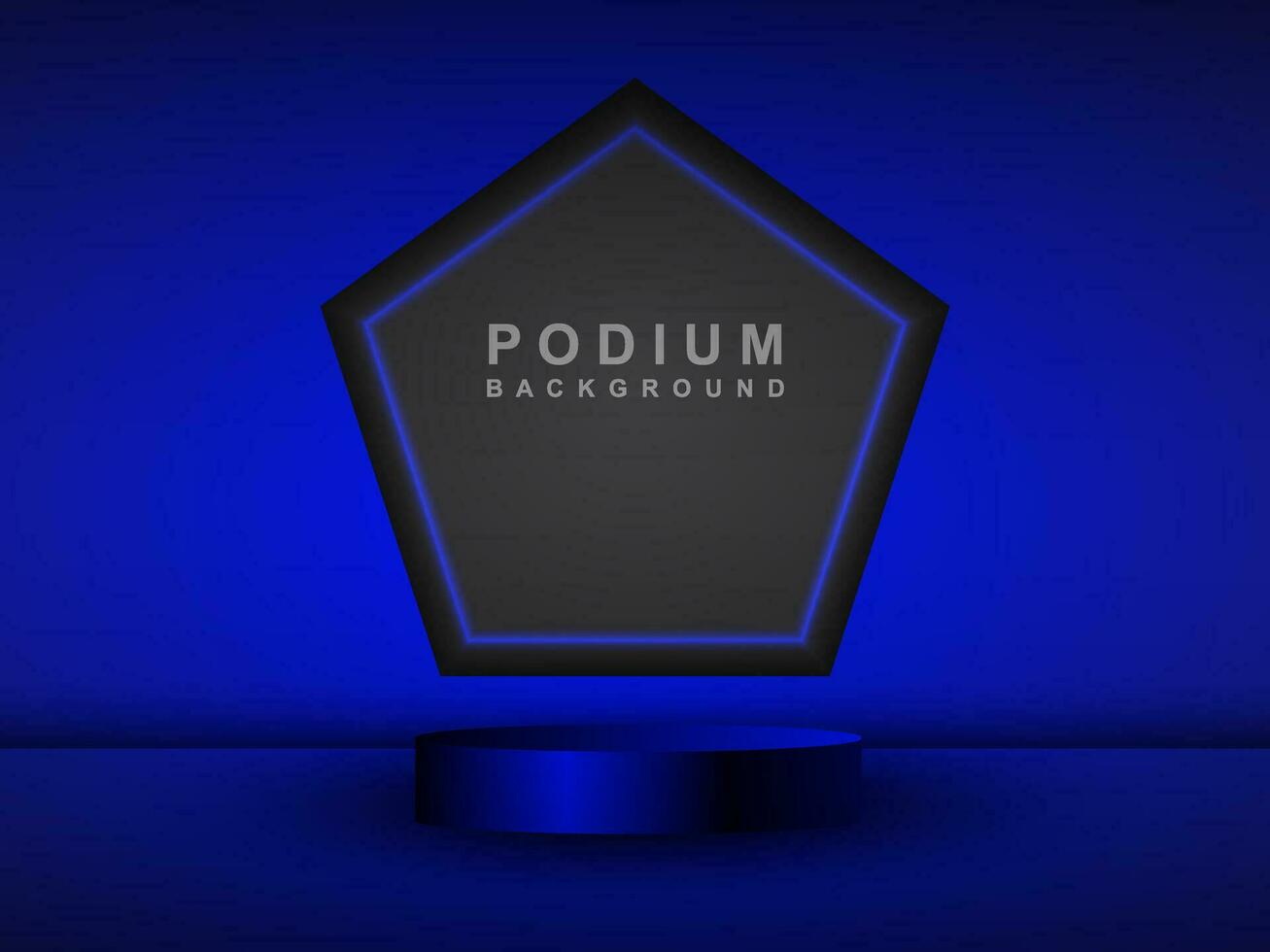 Cylindrical podium scene background. Product presentation, mock up, cosmetic product exhibition, podium, stage or platform. Vector illustration