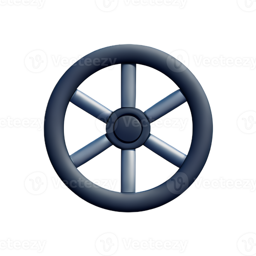 wheel 3d rendering icon illustration png