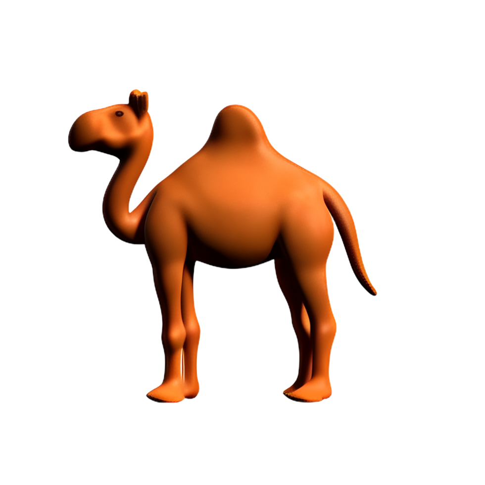 camel 3d rendering icon illustration png