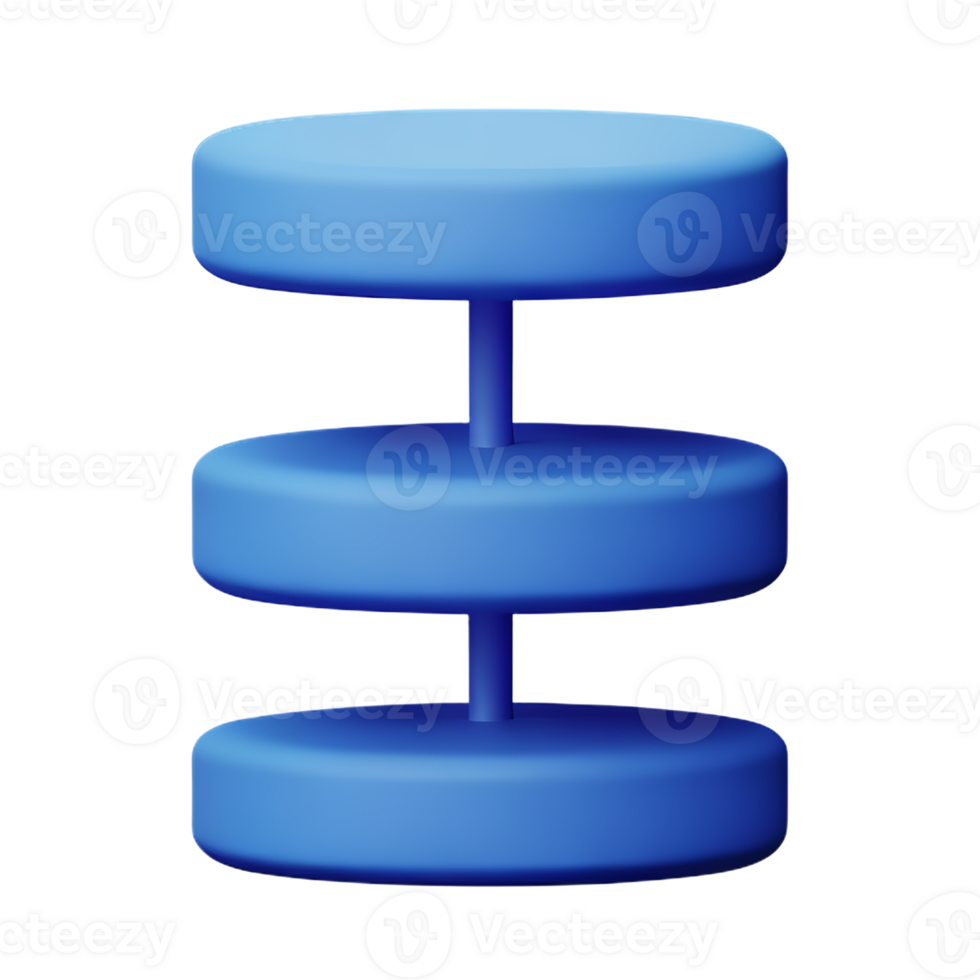 database 3d rendering icon illustration 28715074 PNG
