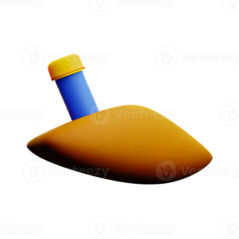 dirt 3d rendering icon illustration png