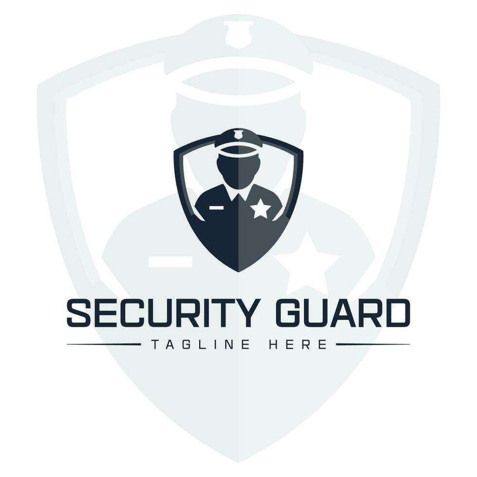 Creative shield for security logo design vector editable