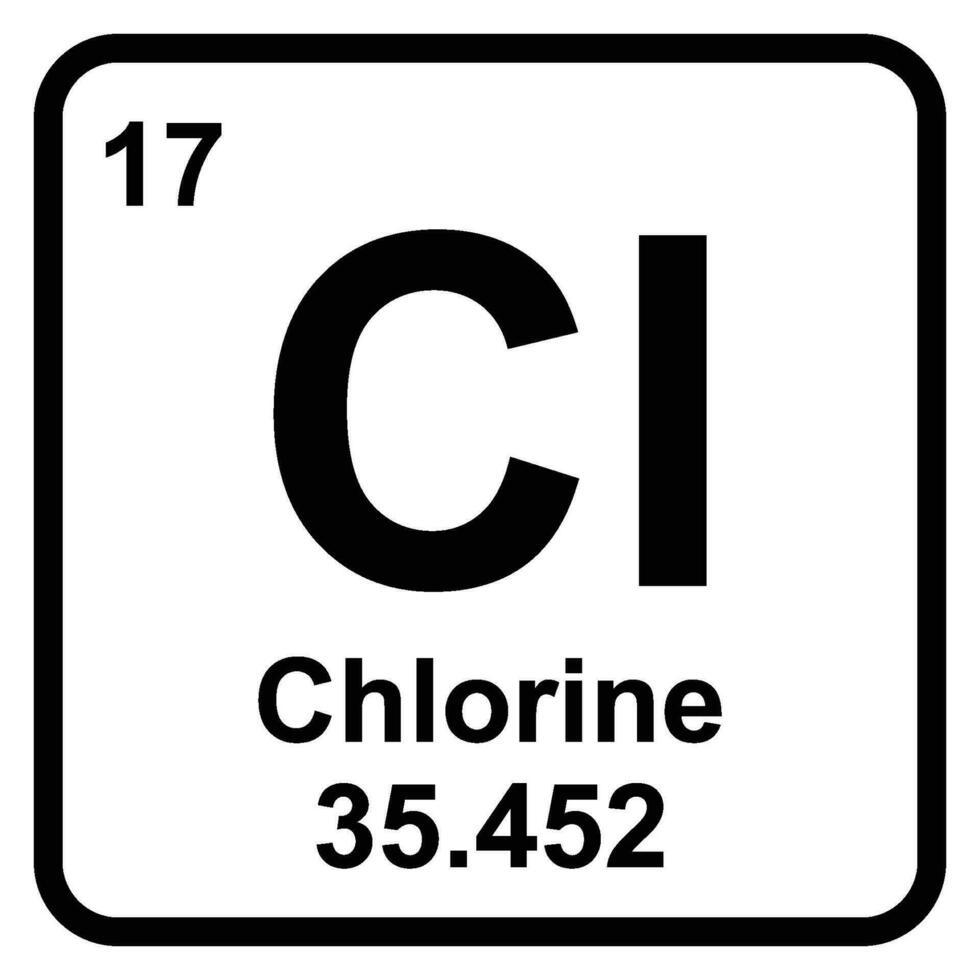 chlorine icon vector