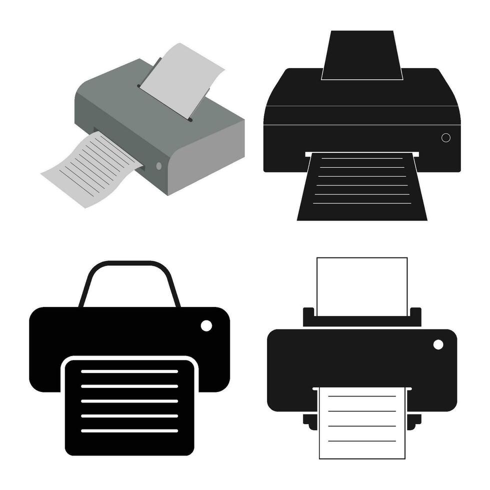 printer icon vector