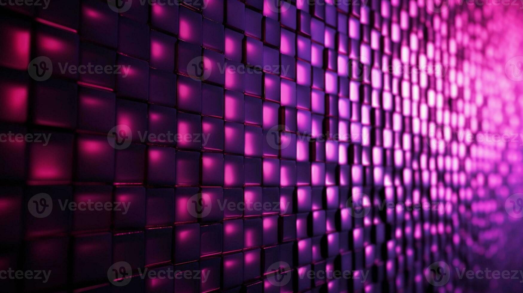 Abstract Purple and pink Led wall background AI Generated photo