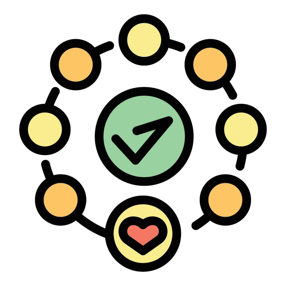 Care aid icon vector flat