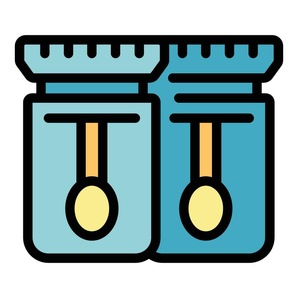 Bottle amino icon vector flat