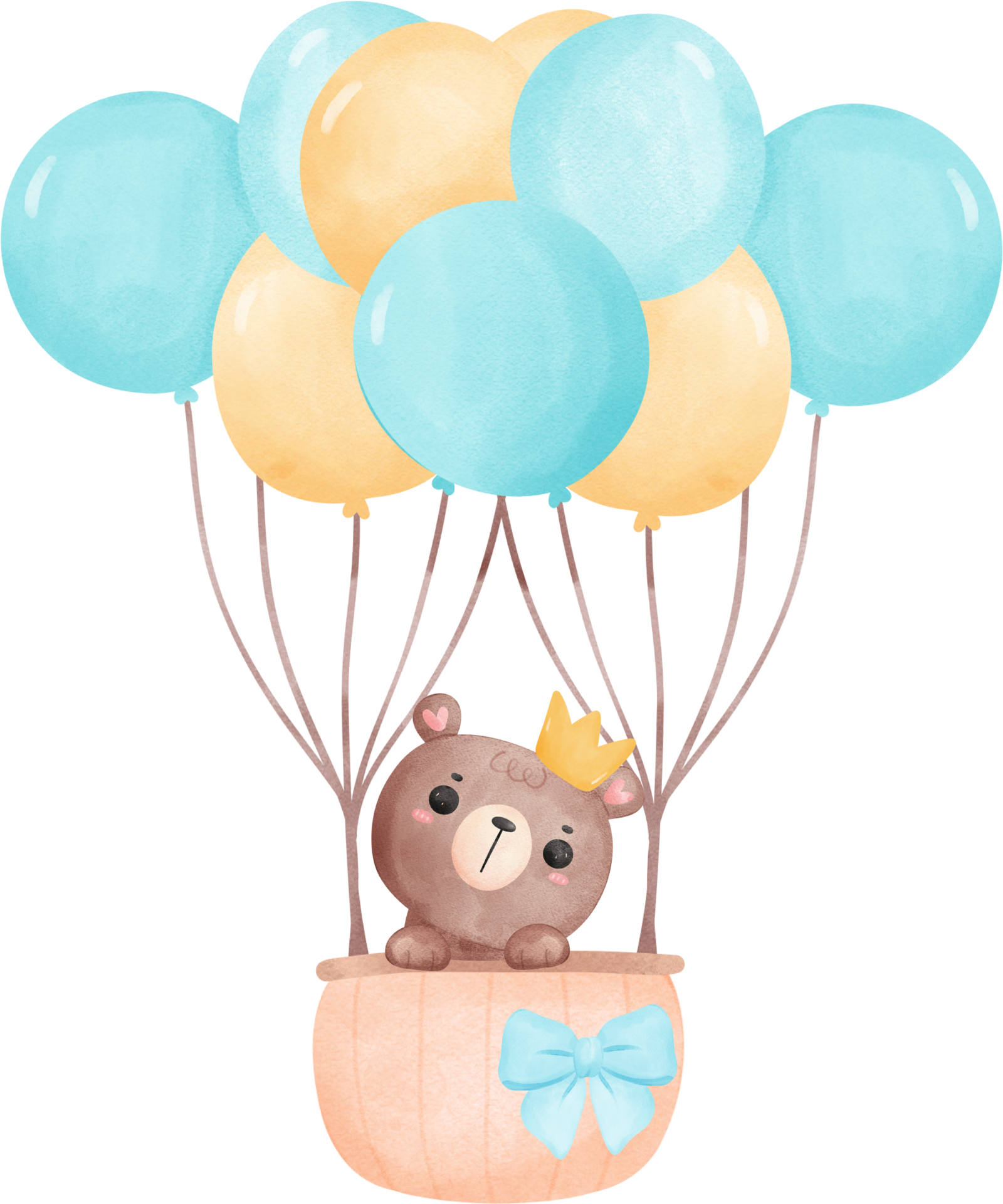 cute-baby-shower-bear-baby-in-hot-balloon-watercolor-28719571-png