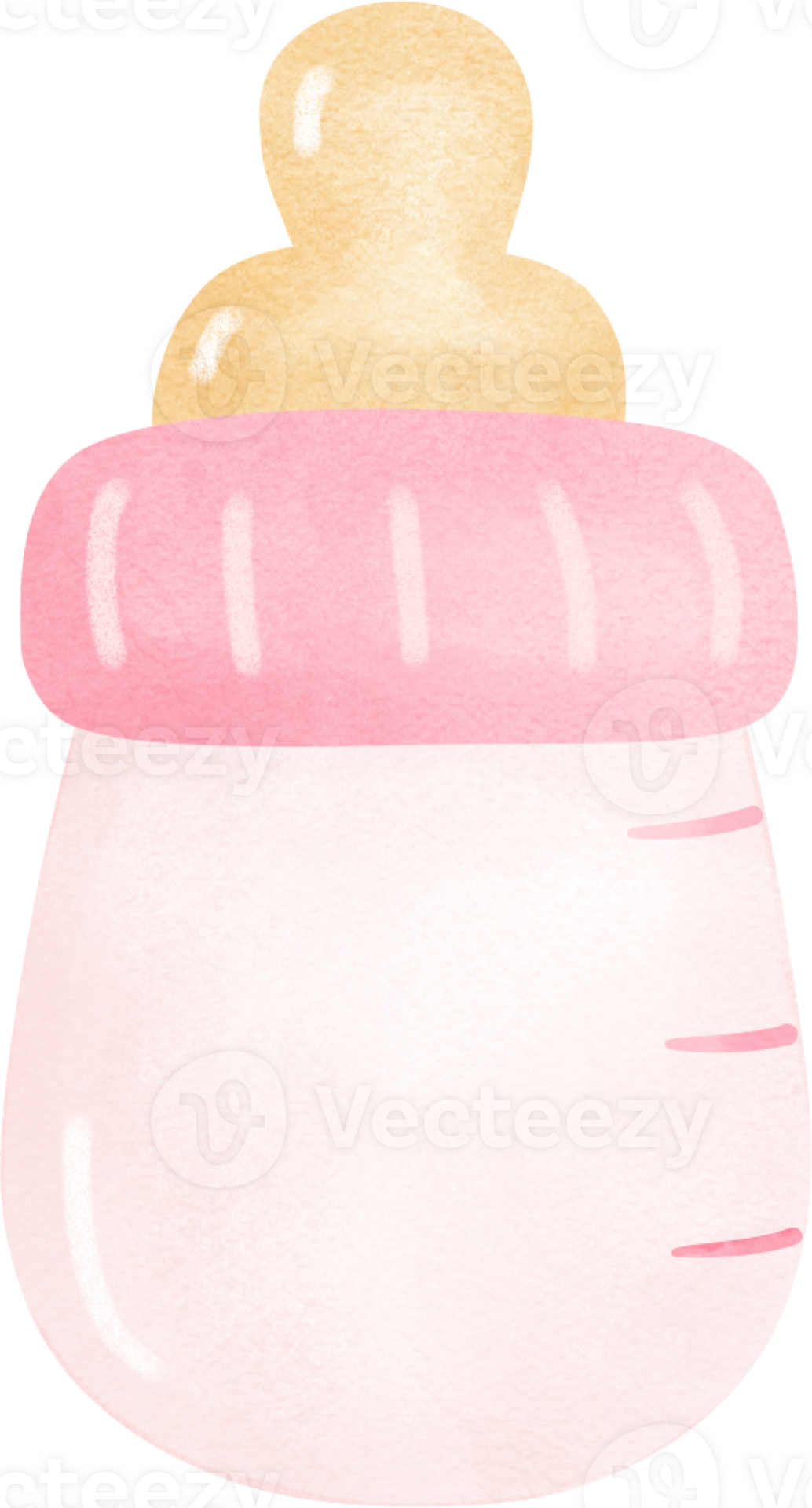 Cute Baby Shower Girl Pink Milk Bottle 28719613 PNG community-baby-shower-nacc