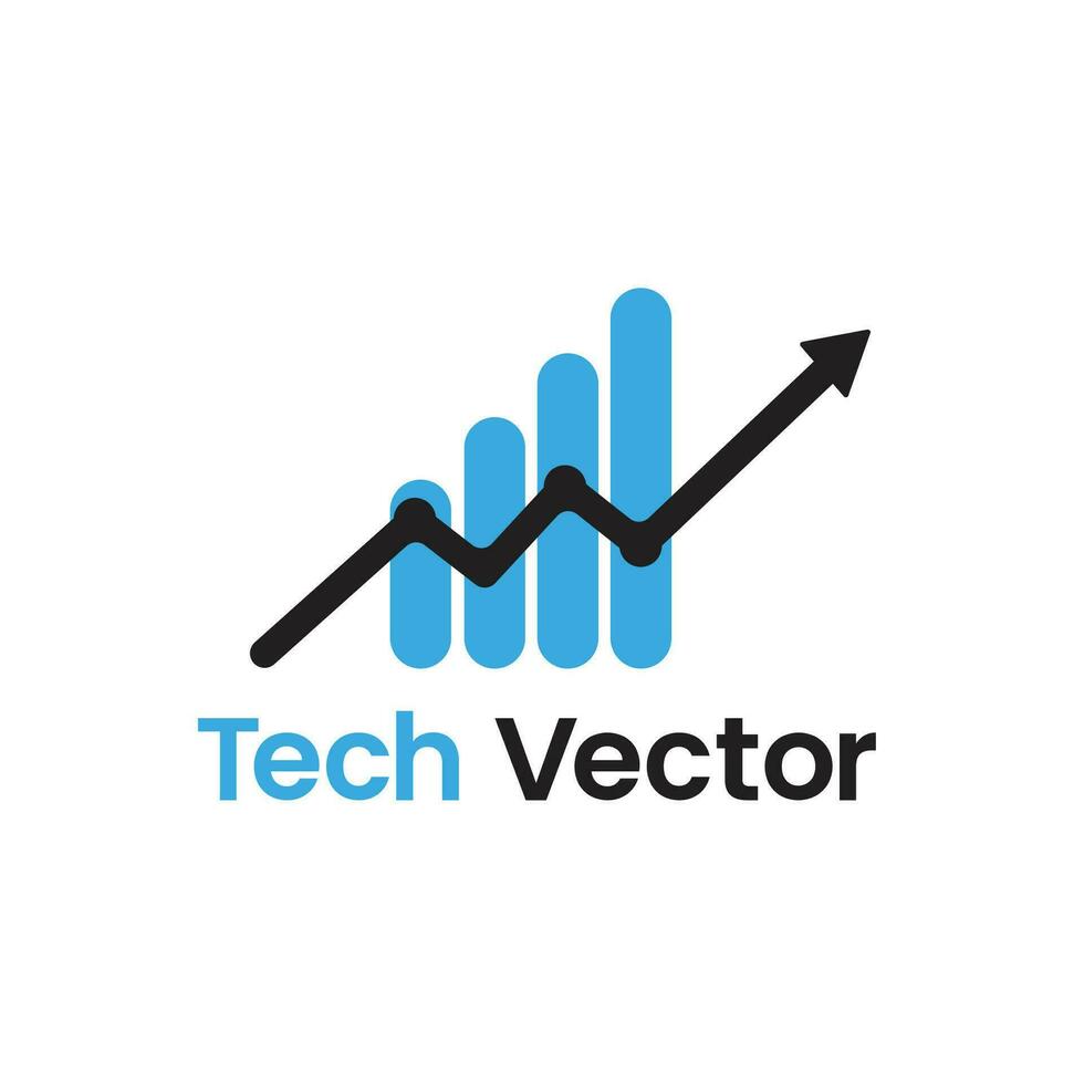 crecimiento logo, candelero, y flecha símbolo concepto ilustrando Progreso y éxito en negocios vector