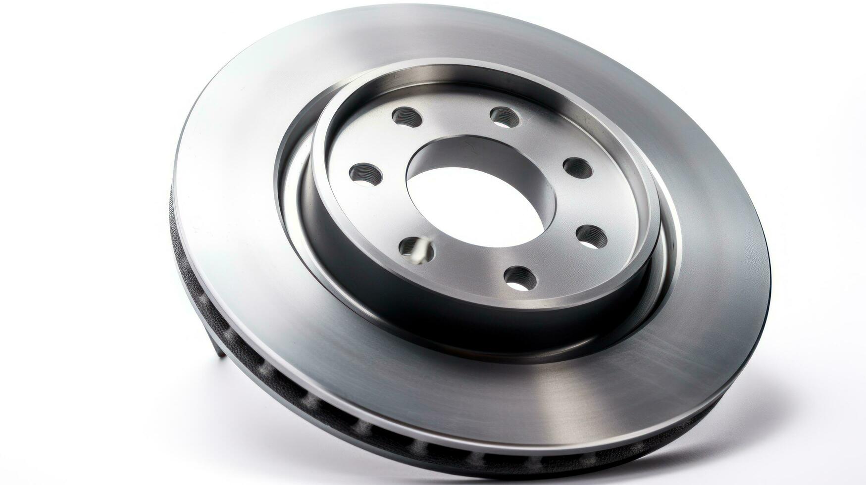 Automobile brake disc, horizontal section view photo