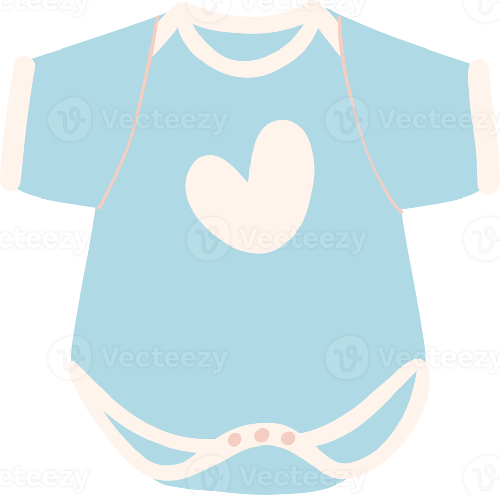 Baby Dusche Junge Blau Strampler png