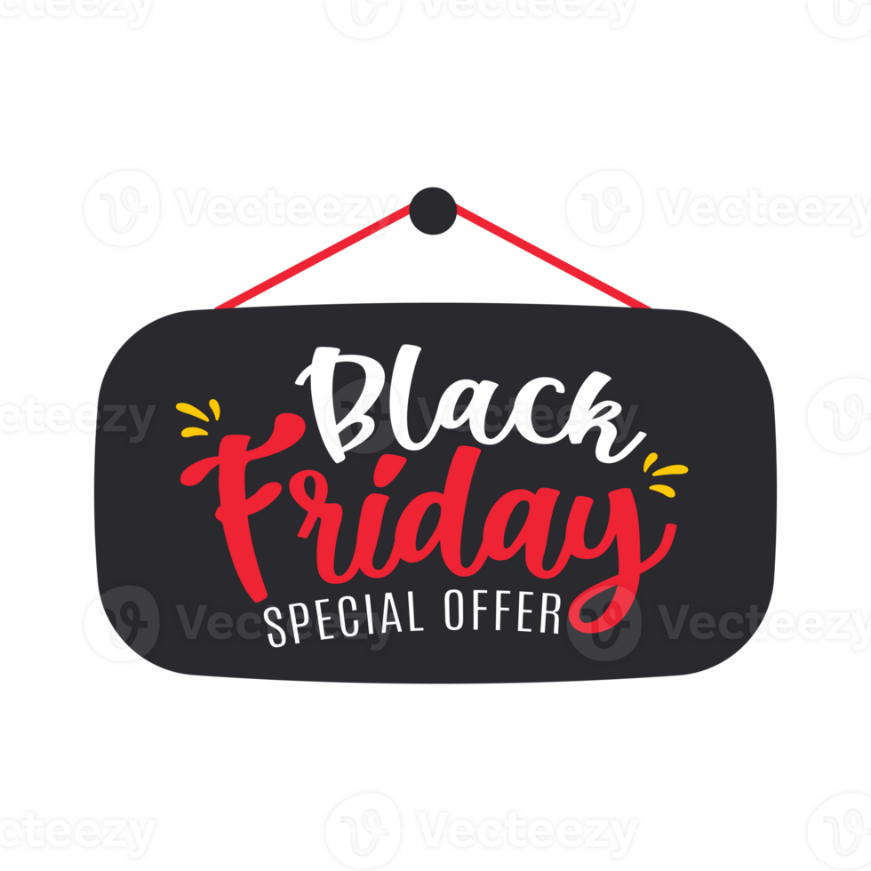 Black Friday banner. Special discount offer design. Product discount festival png