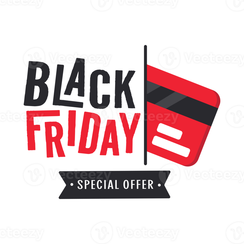 Black Friday banner. Special discount offer design. Product discount festival png