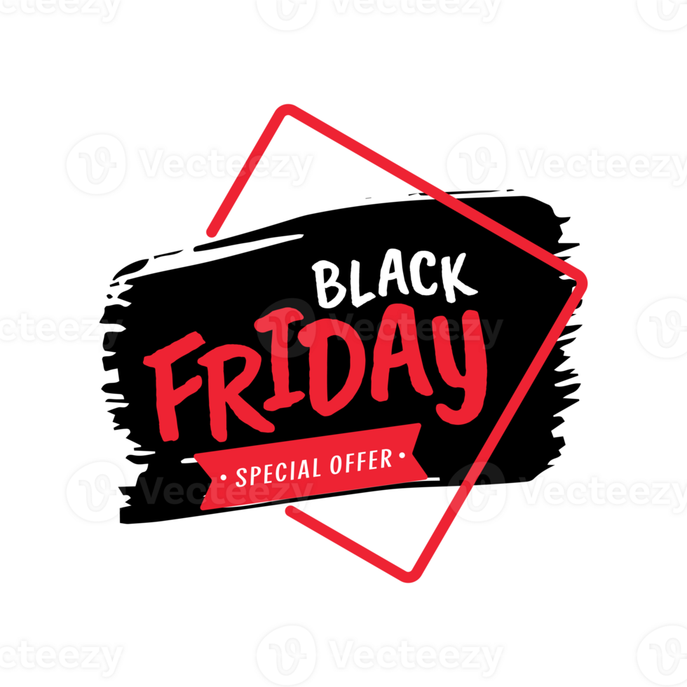 Black Friday banner. Special discount offer design. Product discount festival png