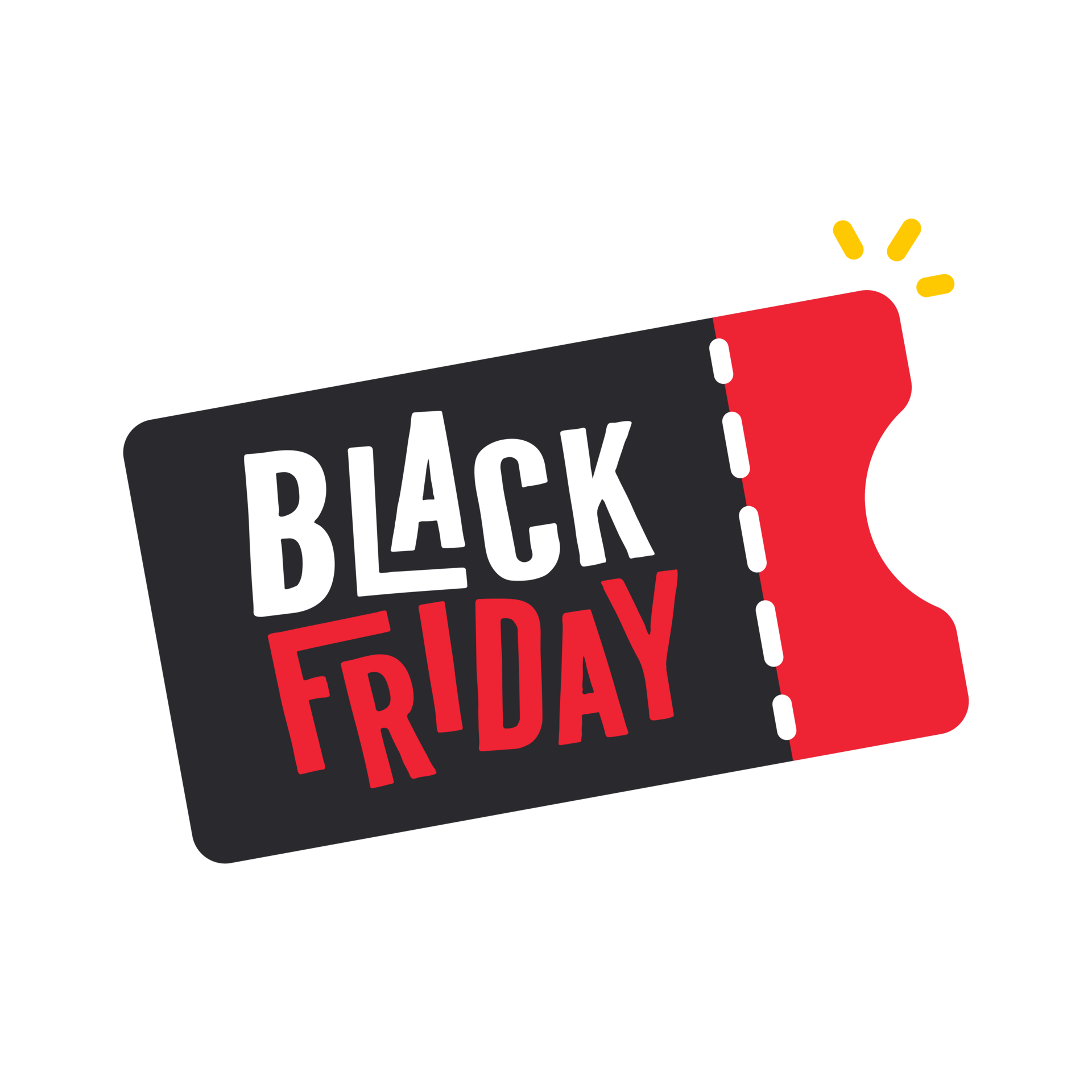 Black Friday discount coupon. Special discount offer banner. 28720210 PNG
