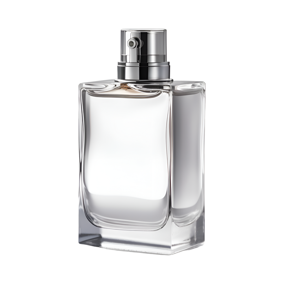 de los hombres transparente perfume vaso ai generativo png