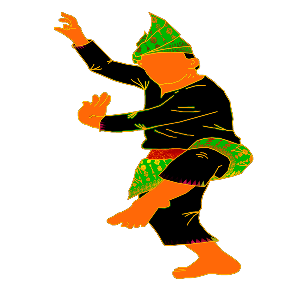 National Culture Traditional Nusantara Martial Art Costume png