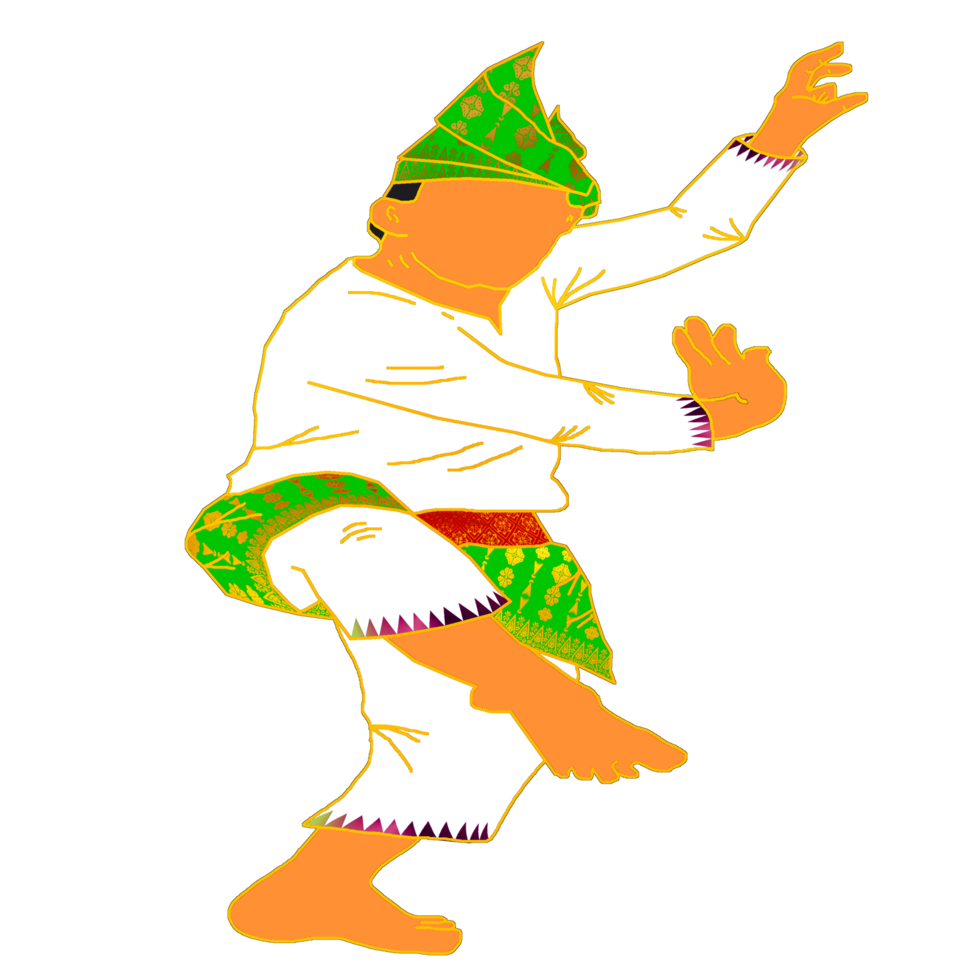 National Culture Traditional Nusantara Martial Art Costume png