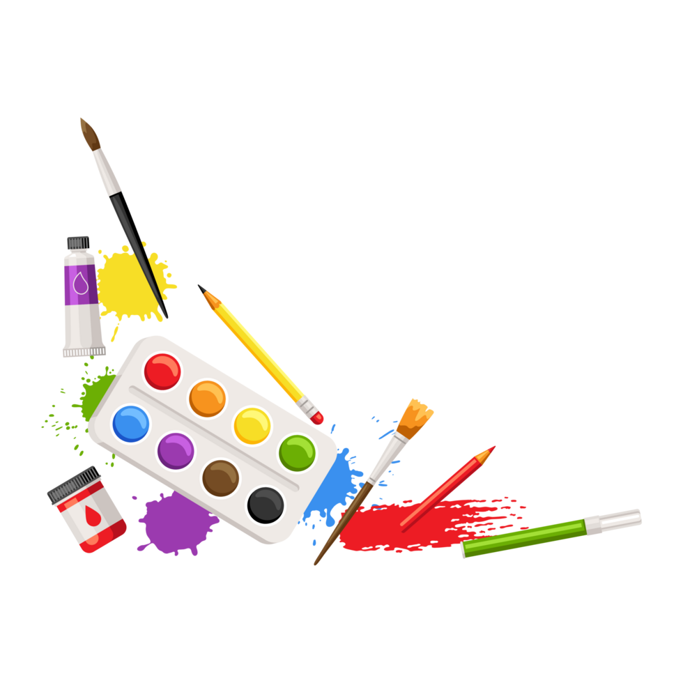 Palette Color Scheme Drawing Painting  Generative Ai png
