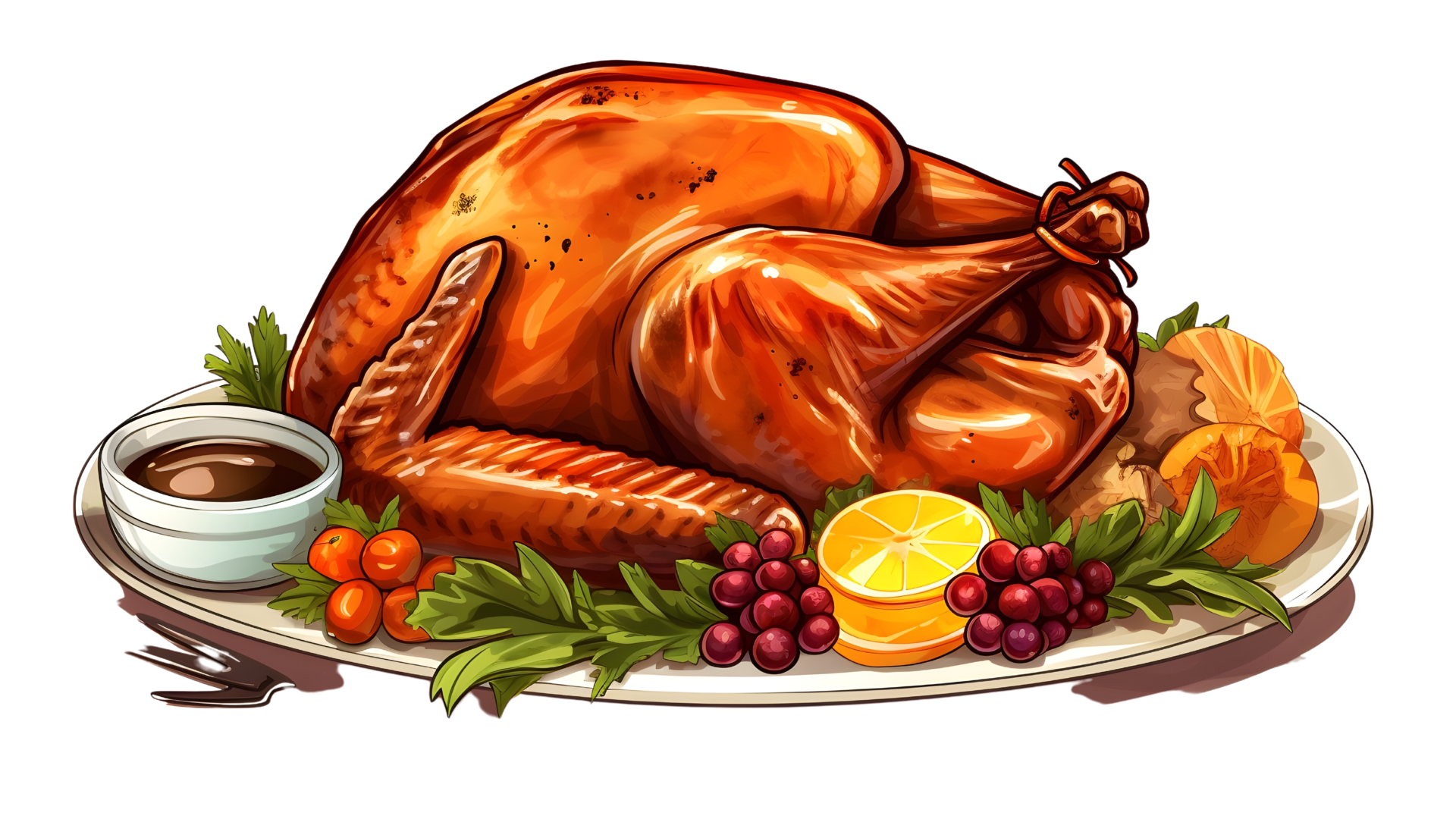 Yummy thanksgiving Turkey 28720714 PNG