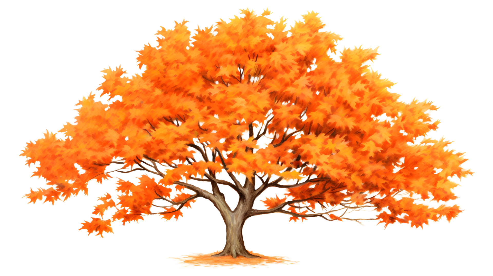 a golden maple tree 28720723 PNG