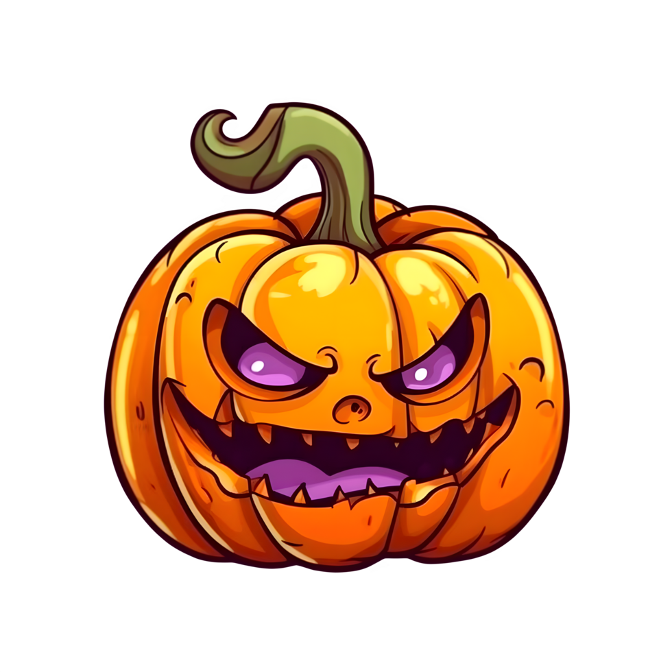 cartone animato zucca di halloween png