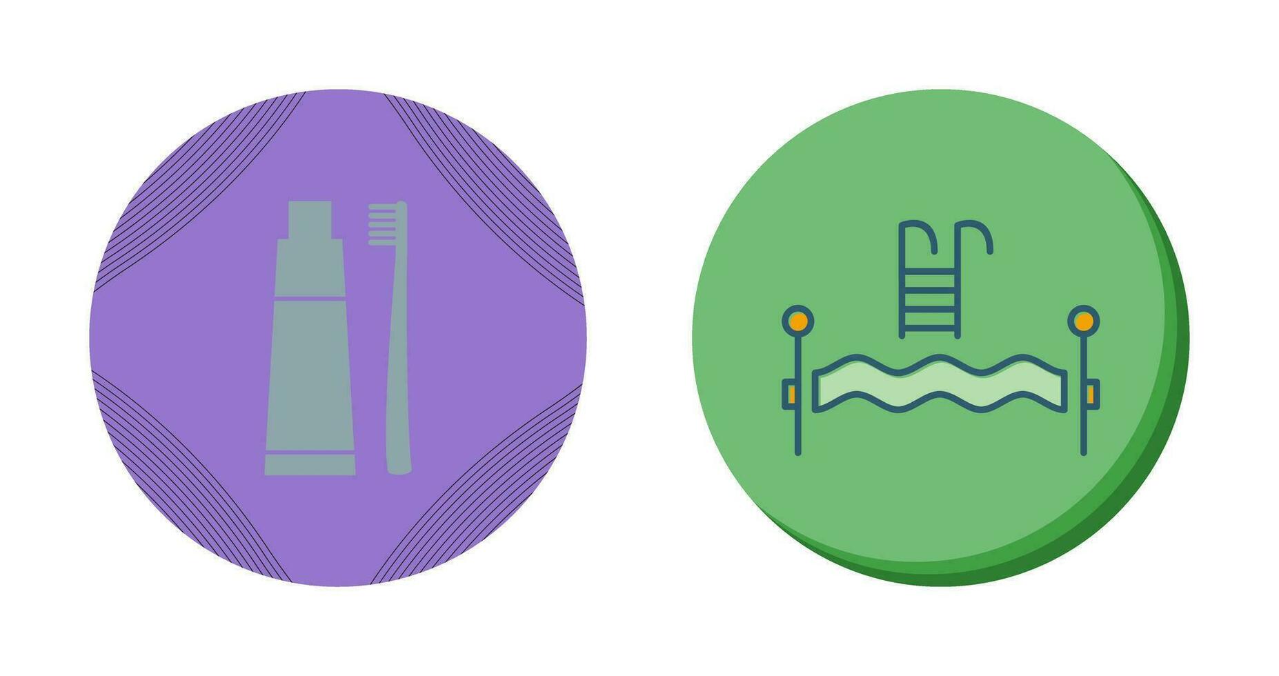 Toothbrush and Toothpaste Vector Icon
