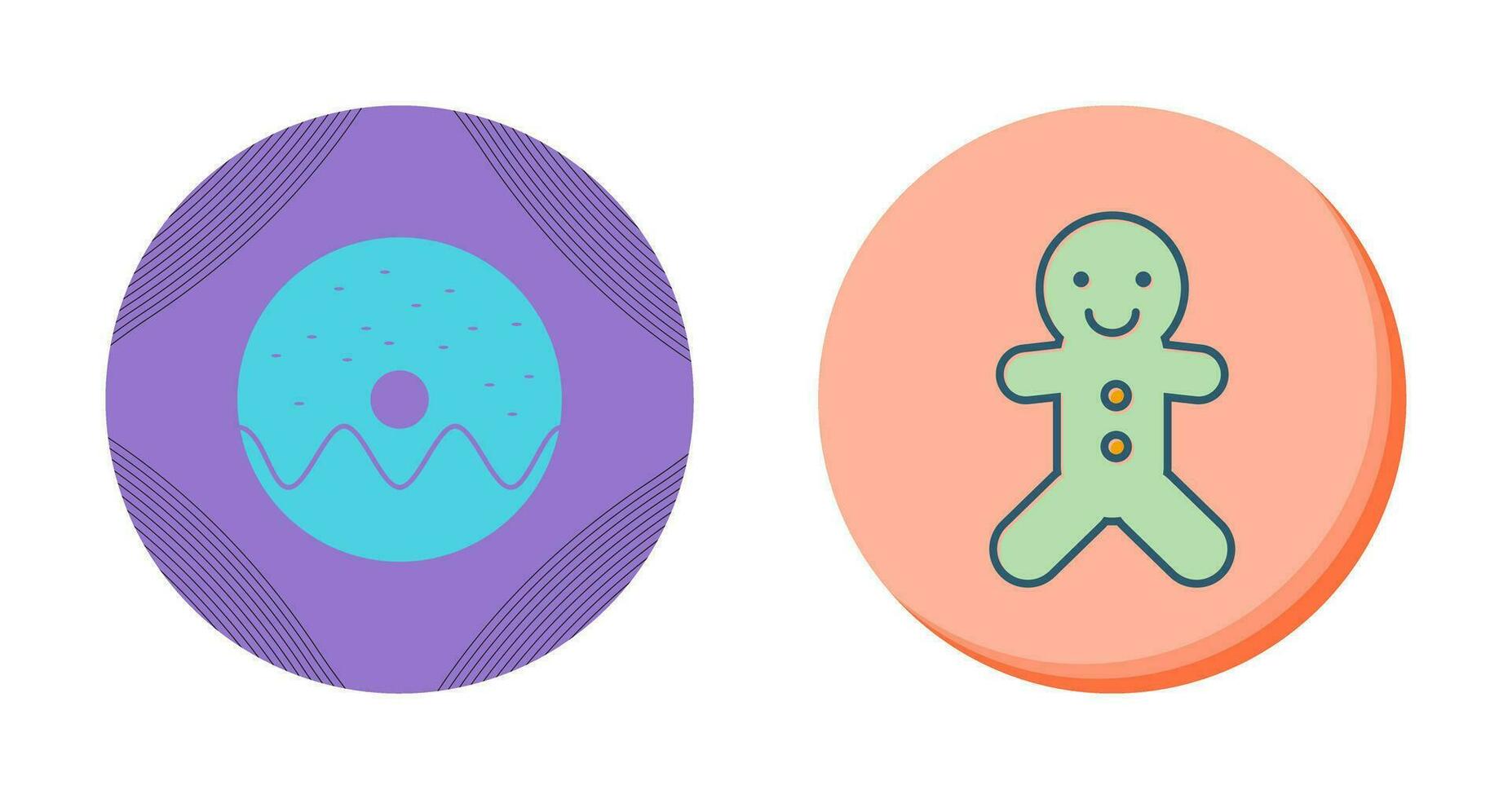 Doughnut sprinkled Vector Icon