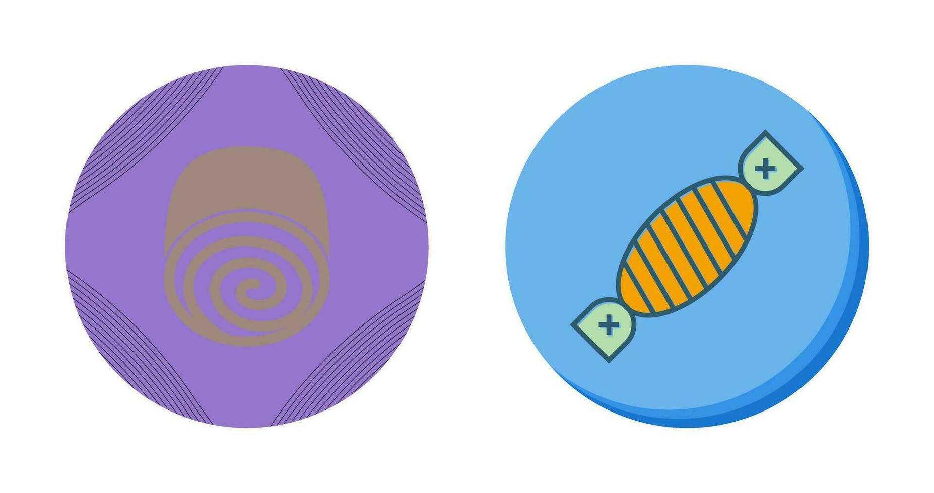 Swiss roll Vector Icon