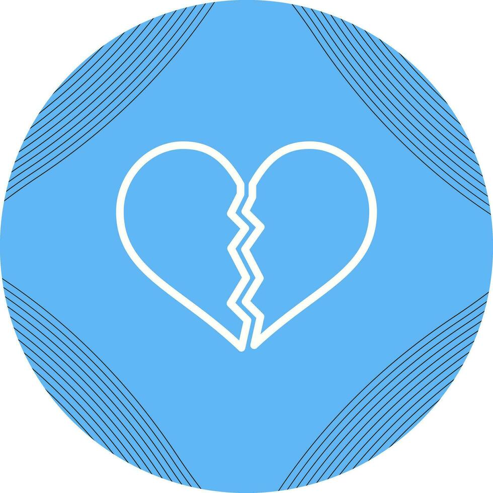 Broken Heart Vector Icon