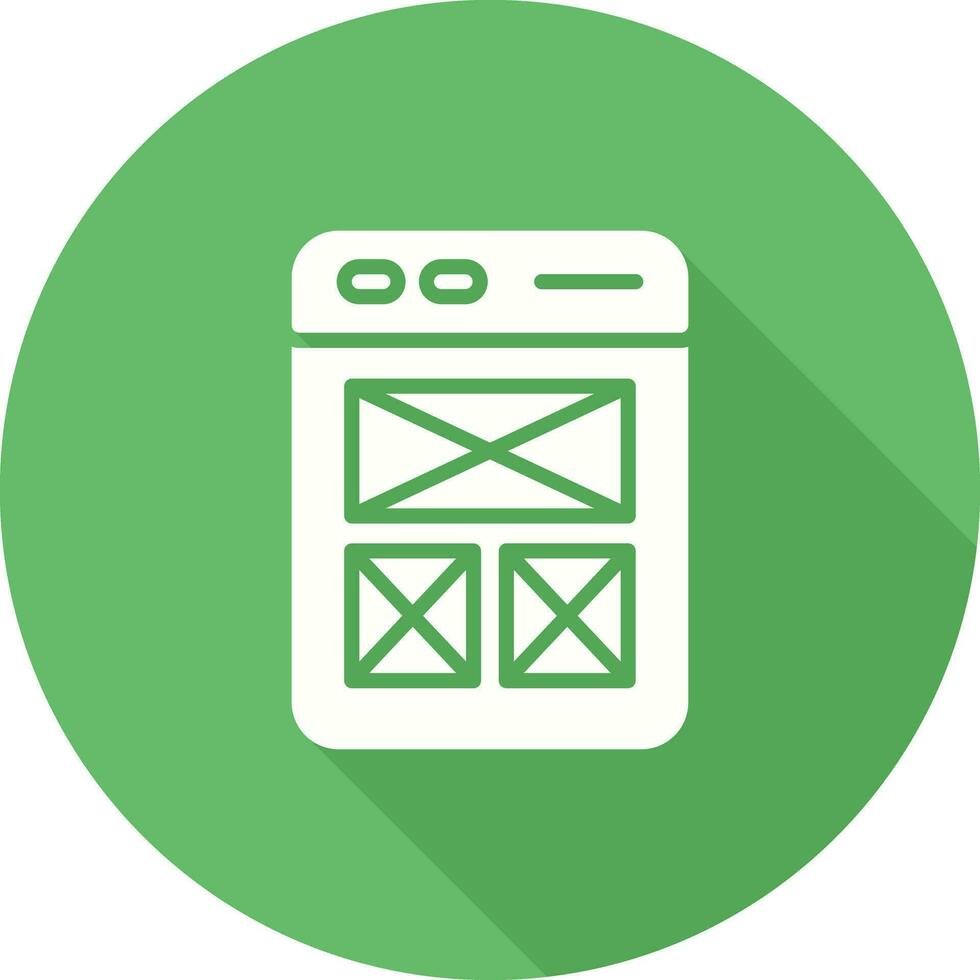 Wireframing Vector Icon