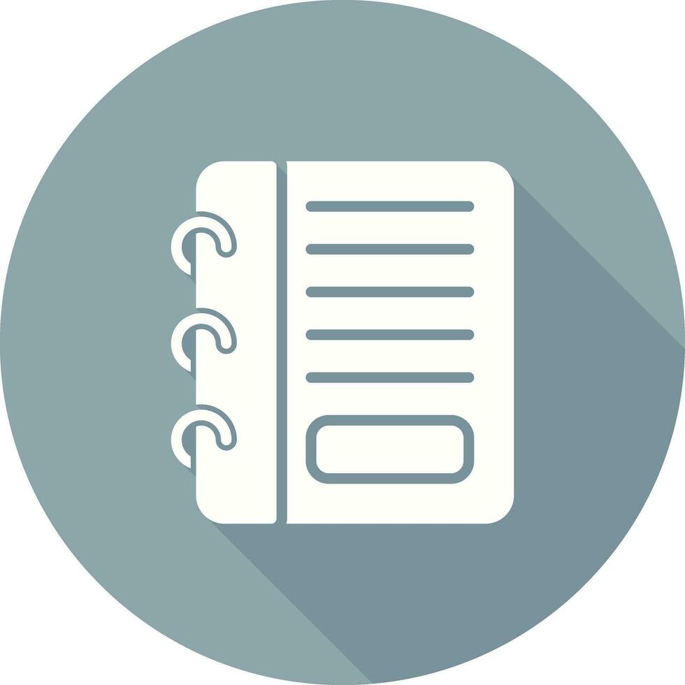 Notepad Vector Icon