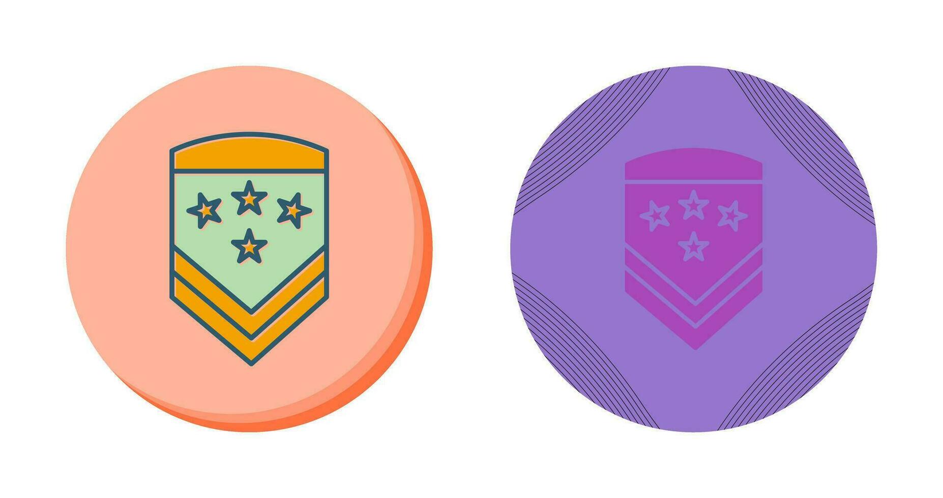 Military Badge Vector Icon