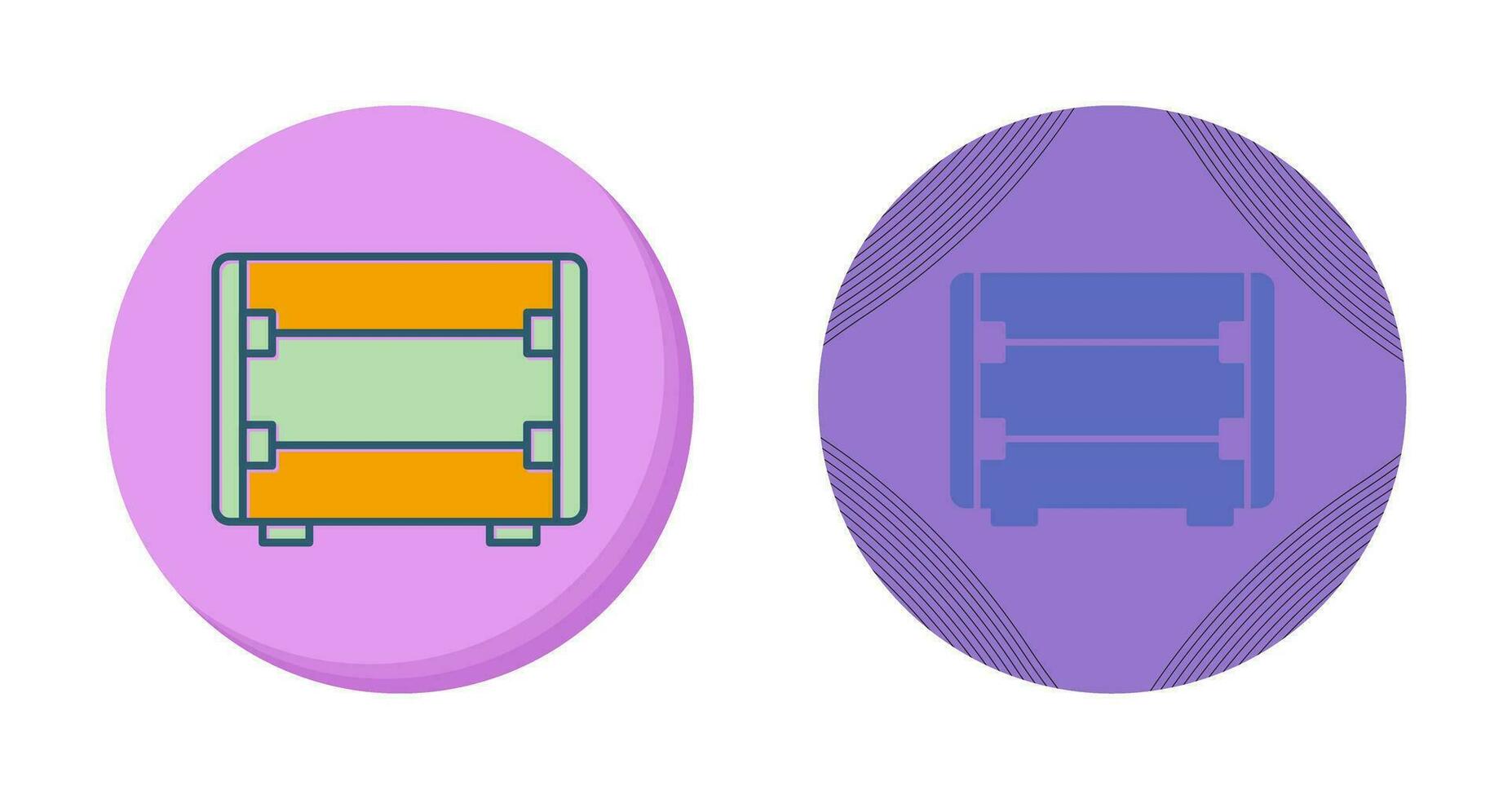 icono de vector de calentador de carbono