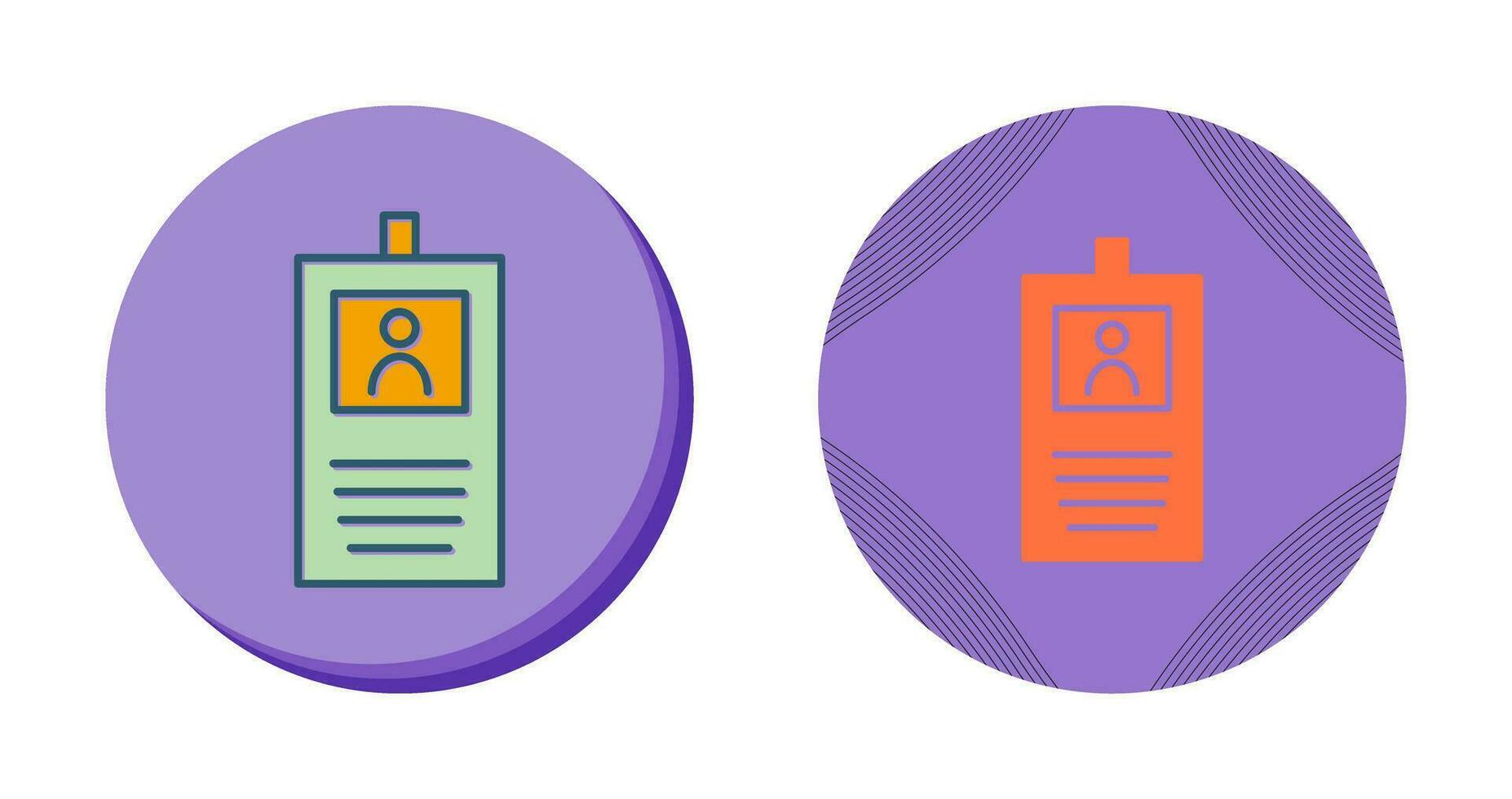 Identification Badge Vector Icon
