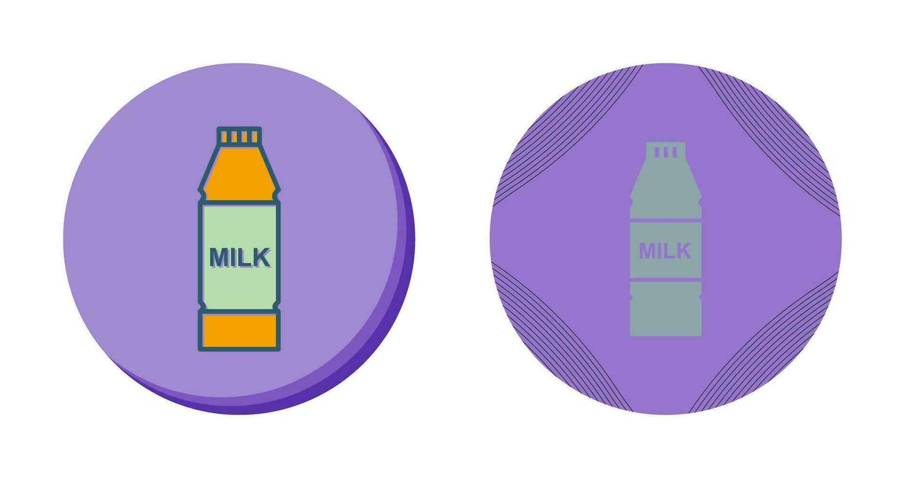 icono de vector de botella de leche