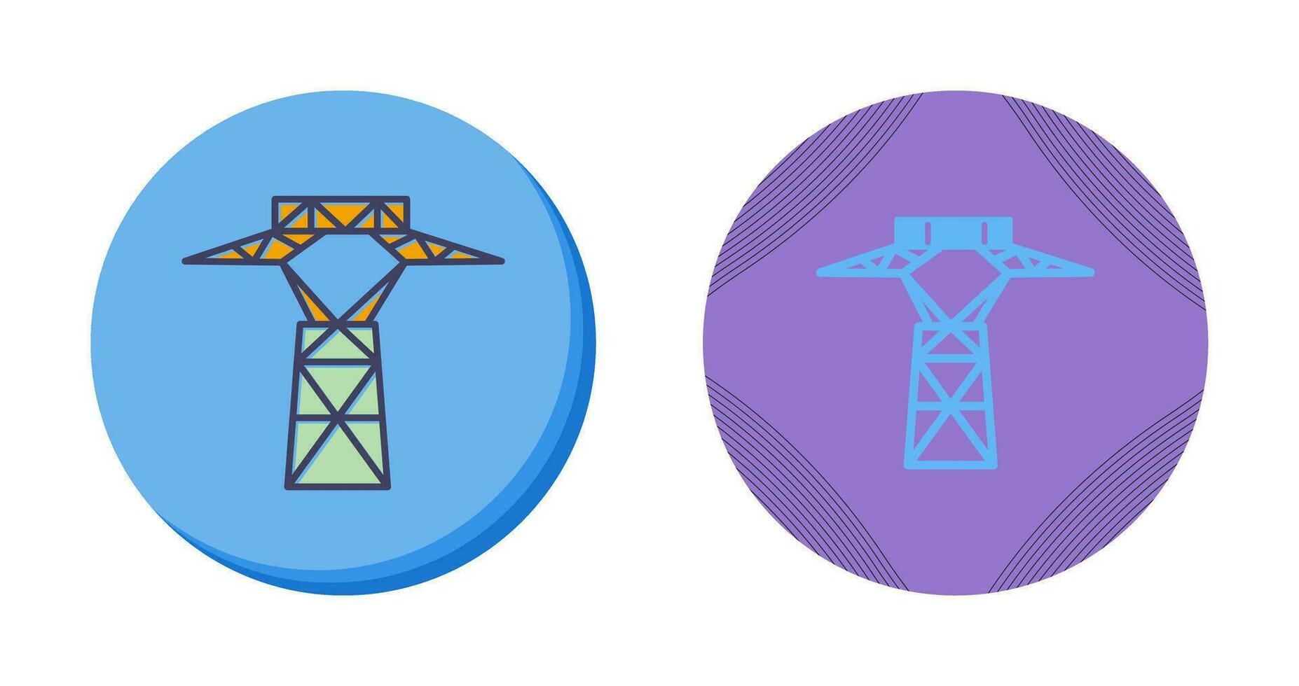 Power Line Vector Icon