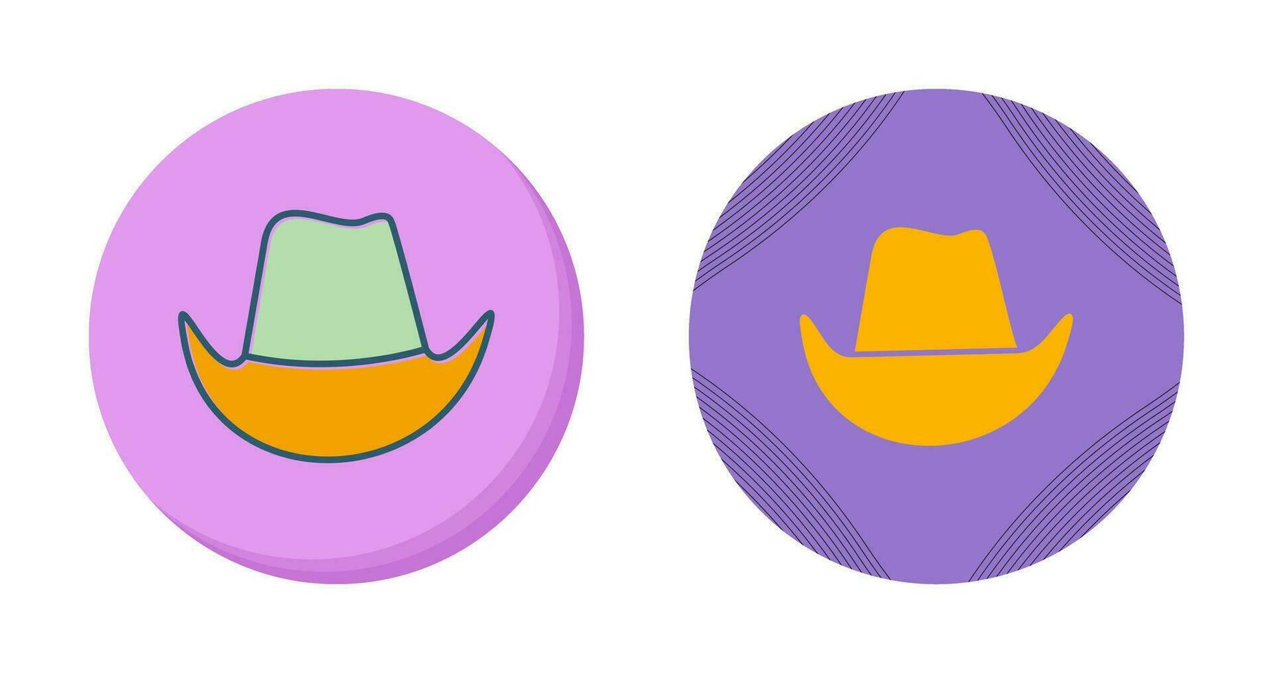 icono de vector de sombrero de vaquero