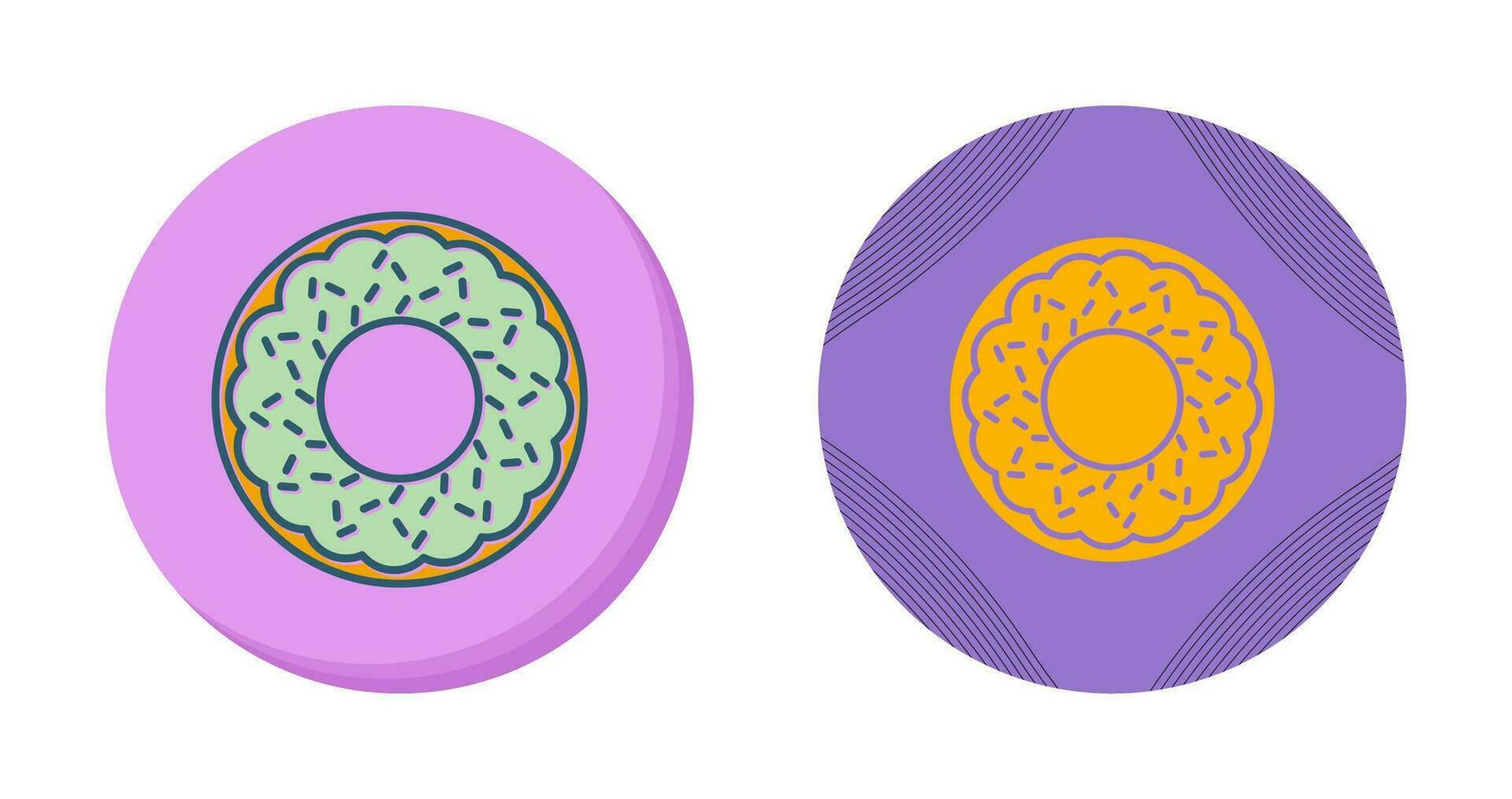 icono de vector de donut