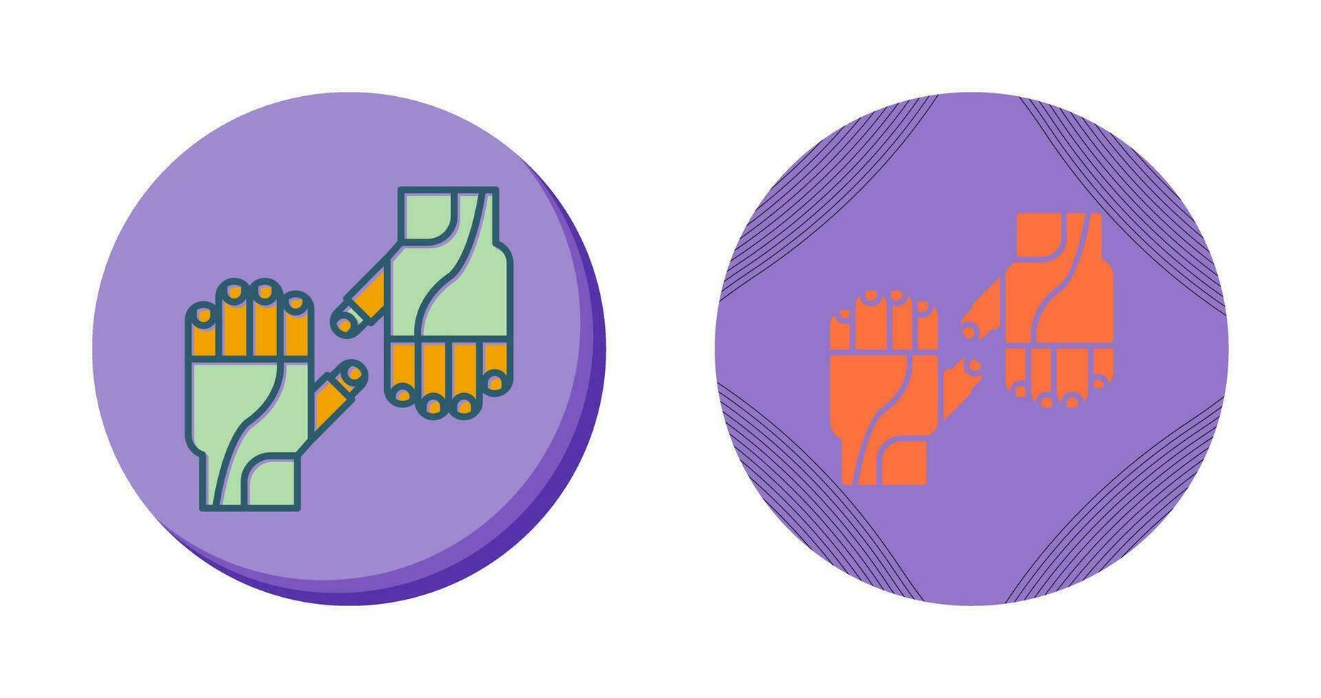 Cycling Gloves Vector Icon