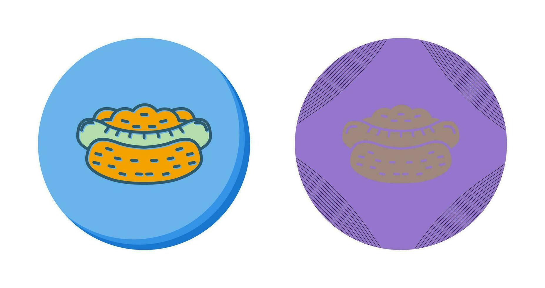 Hot Dog Vector Icon