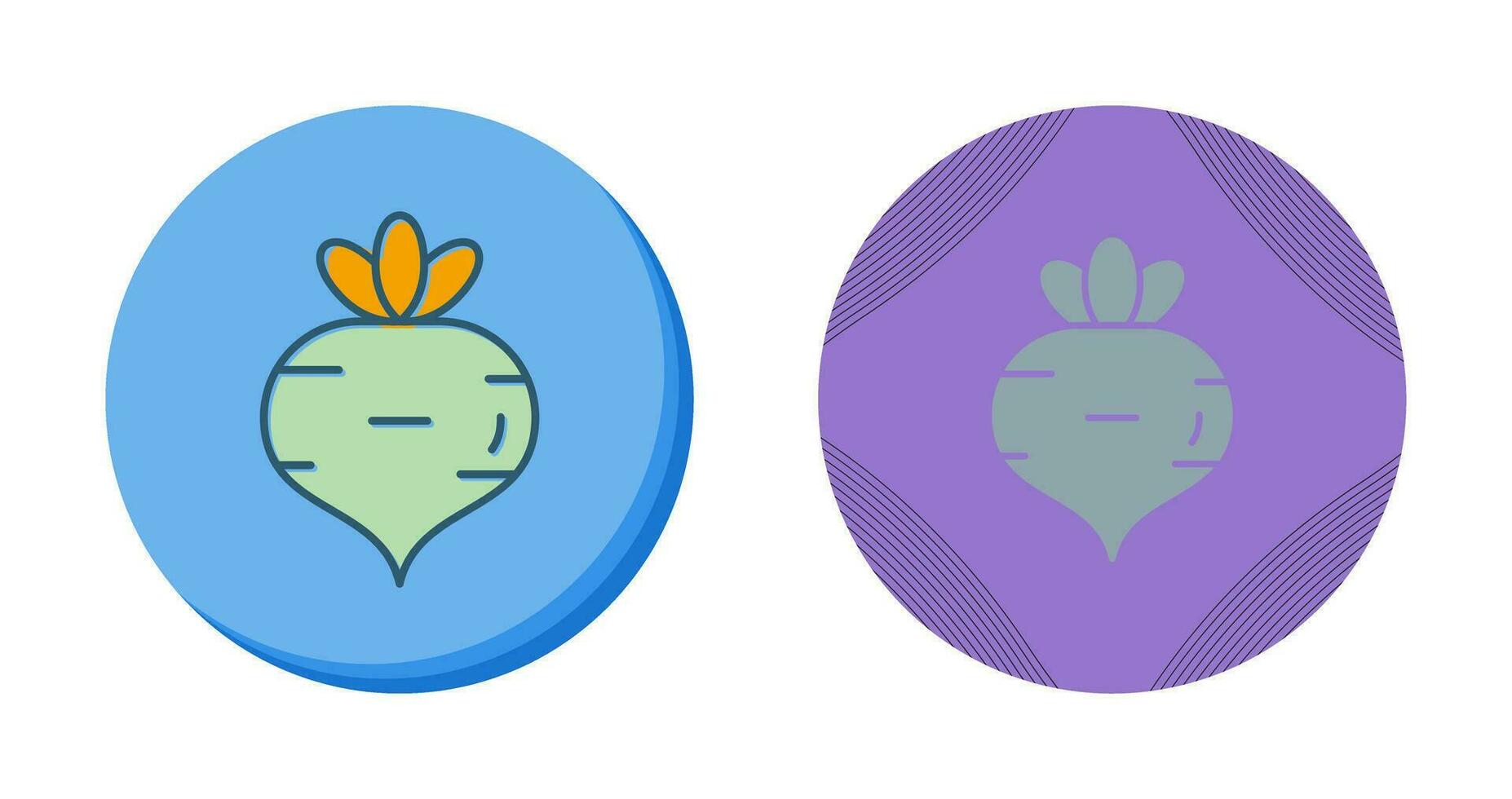 Turnip Vector Icon