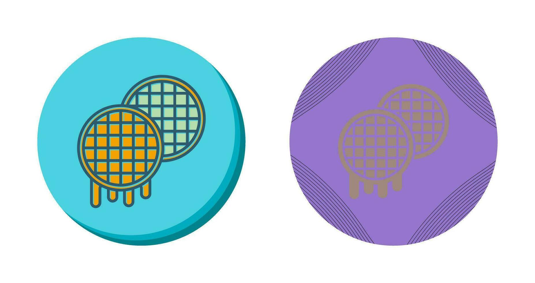 Waffle Vector Icon