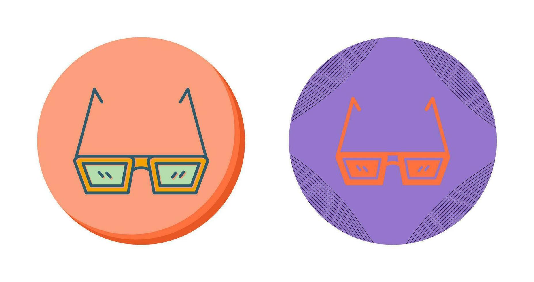 icono de vector de gafas